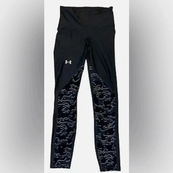 Women’s Under Armour Training HeatGear Compression Leggings Size Medium Black - Picture 8 of 8